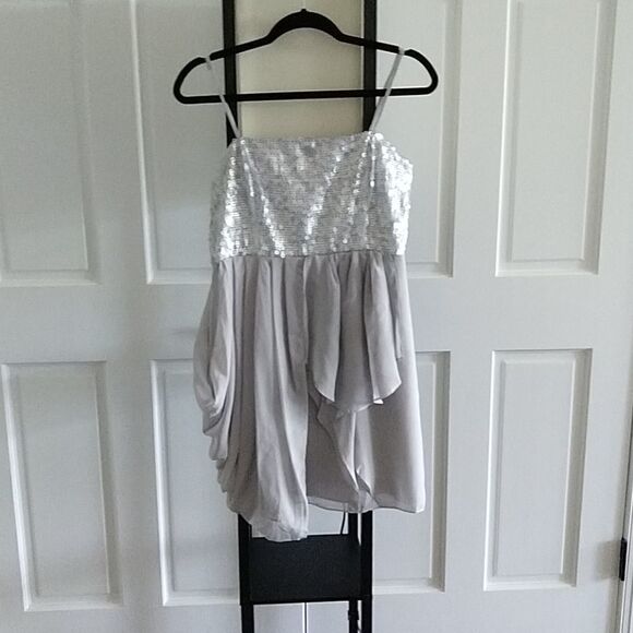Gap silver mini dress NWOT - Picture 1 of 5